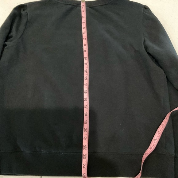 Vintage NFL Denver Broncos Sweatshirt Square Neckline Blingy Black Women's XL - Picture 9 of 11